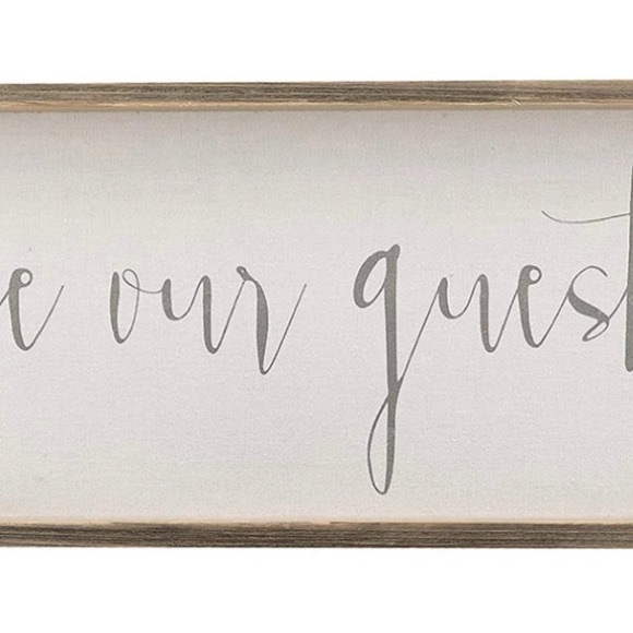 "Be Our Guest" Home Decor Sign - Picture 2 of 2